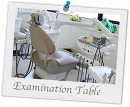 診察台 Examination Table|おおもり矯正歯科クリニック設備紹介